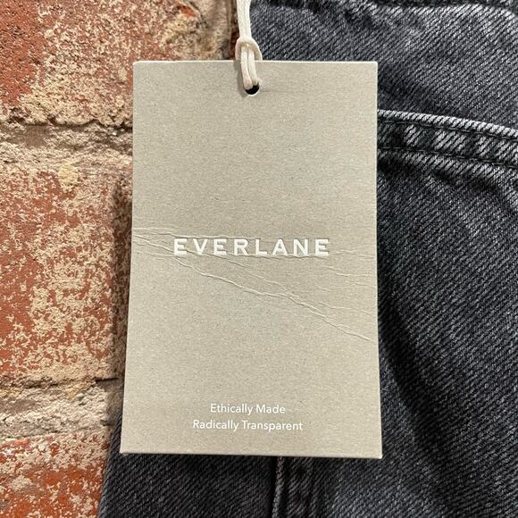 NEW Everlane The Curvy '90s Cheeky® Straight Jeans in Washed Black Size 32 - Picture 8 of 12